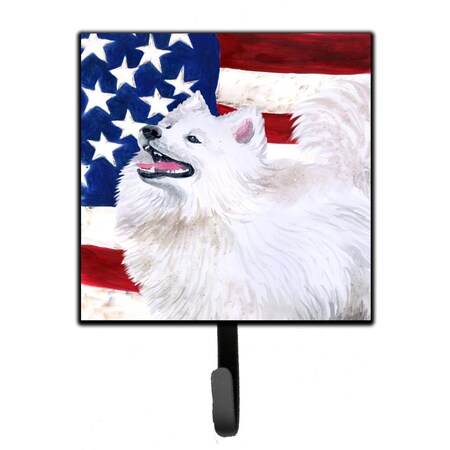 Carolines Treasures Samoyed Patriotic Leash or Key Holder BB9691SH4